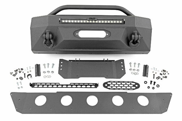 Front Bumper Hybrid 20" Blk LED Toyota 4Runner 2WD/4WD 14-21 -1