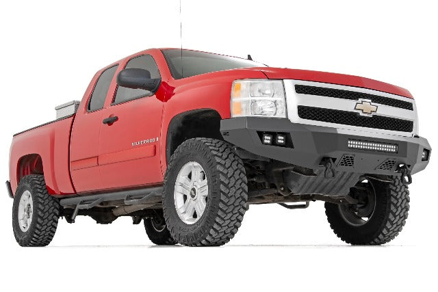 Chevy Heavy-Duty Front LED Bumper 07-13 1500 Silverado -2