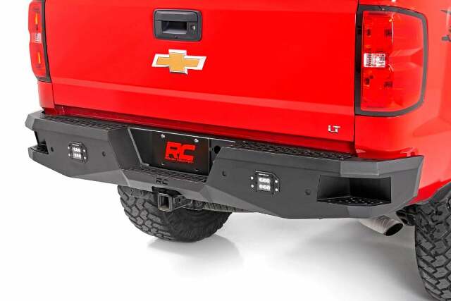 Chevy 1500 Pickup Heavy Duty Rear LED Bumper 07-18 -1