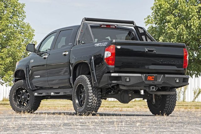 Toyota Heavy-Duty Rear LED Bumper 14-20 Tundra -2