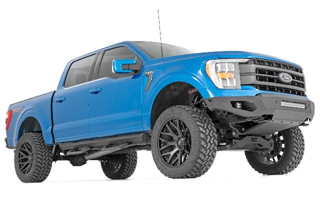 High Clearance Bumper LED Lights & Skid Plate Ford F-150 21-22 -5