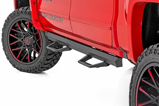 SRL2 Adj Aluminum Step Crew Cab Chevy/GMC 1500/2500HD/3500HD 07-18 -1