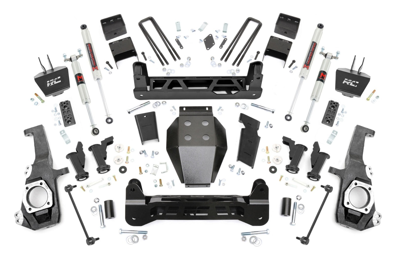 Rough Country 5" Lift Kit Torsion Drop M1 Chevy/GMC 2500HD 20-25 -1