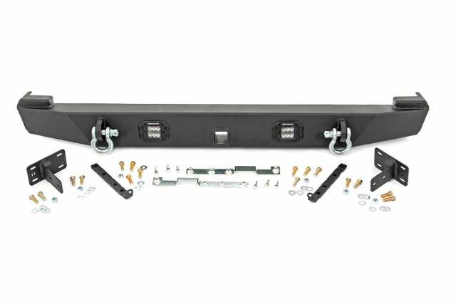 Rear LED Bumper w/ D-Rings Jeep Cherokee XJ 84-01