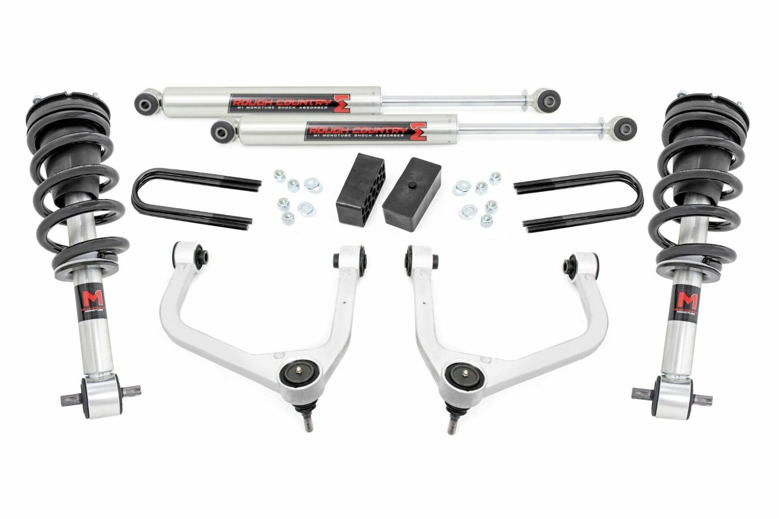 Rough Country 3.5 Inch Lift Kit | M1 Struts/M1 | GMC Sierra 1500 2WD/4WD (2025) -1