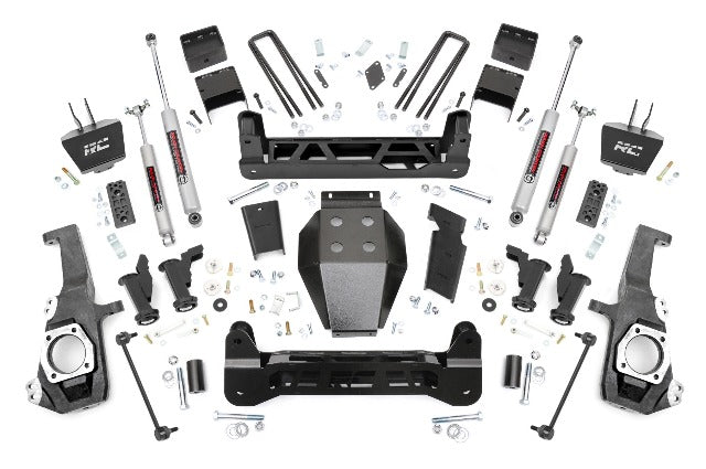 Rough Country 5" Lift Kit Torsion Drop w/ Overloads Chevy/GMC 2500/3500HD 20-25 111030