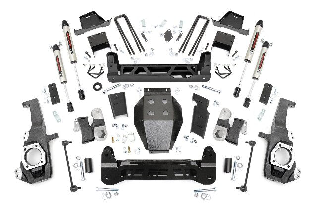 Rough Country 7" Lift Kit NTD V2 w/ Overloads Chevy/GMC 2500/3500HD 20-25 111170
