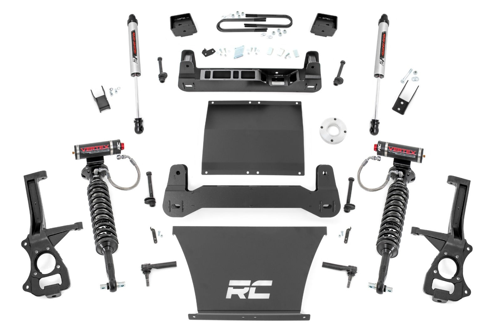 Rough Country 6" Lift Mono Leaf Rear Vertex/V2 Chevy Silverado 1500 2WD 25-26