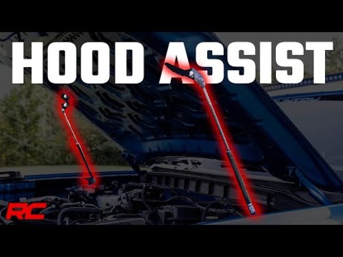 Hydraulic Hood Assist Jeep Wrangler TJ 4WD (1997-2006) - -3