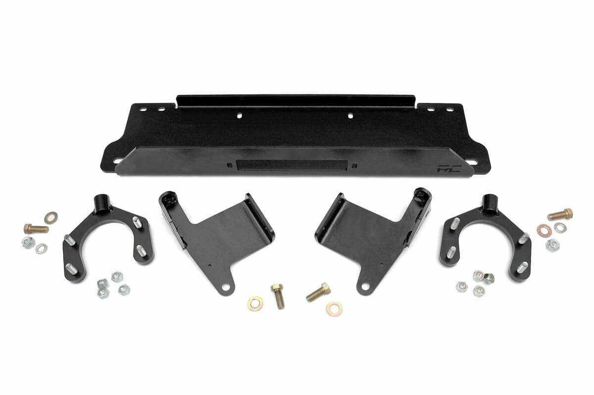 Jeep Winch Mounting Plate Factory Bumper 07-18 JK Wrangler