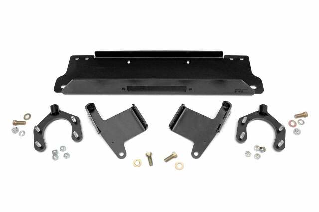 Jeep Winch Mounting Plate Factory Bumper 07-18 JK Wrangler -1