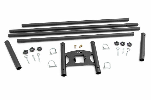 American Patriot Universal Hitch Flag Pole Holder w/Flag Poles -1