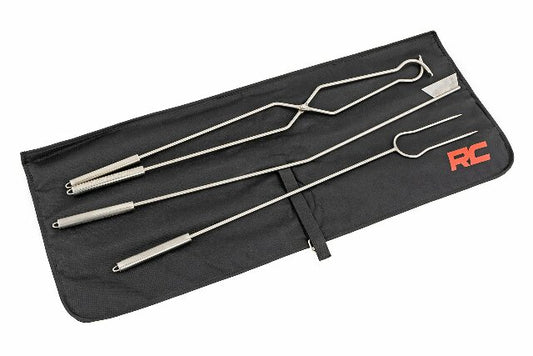 Stainless Steel Fire Pit Accessory Kit -