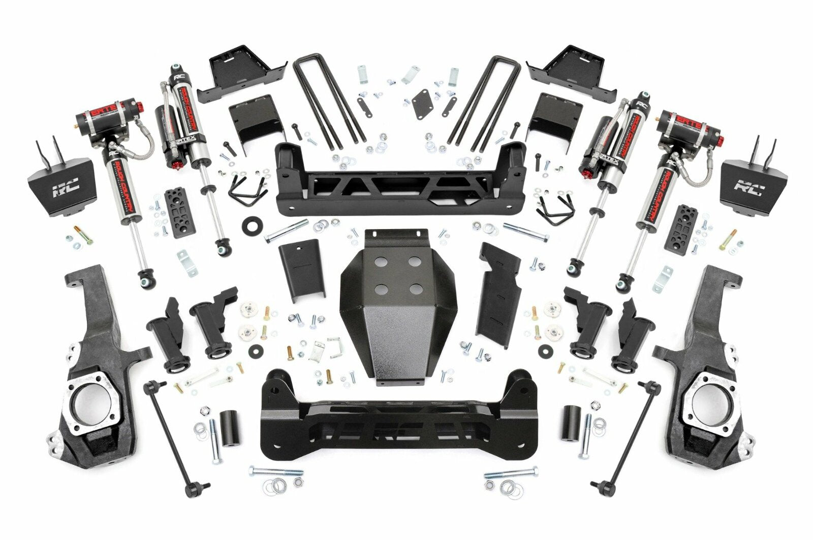 Rough Country 7" Lift Kit Torsion Drop Vertex Chevy/GMC 2500HD 20-25 -1