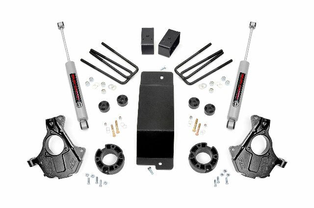 Rough Country 3.5in GM Lift Knuckle Kit 07-13 1500 PU 4wd Cast Steel 11930