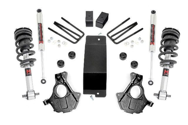 Rough Country 3.5" Lift Kit Cast Steel LCA M1 Strut Chevy/GMC 1500 07-13 11940