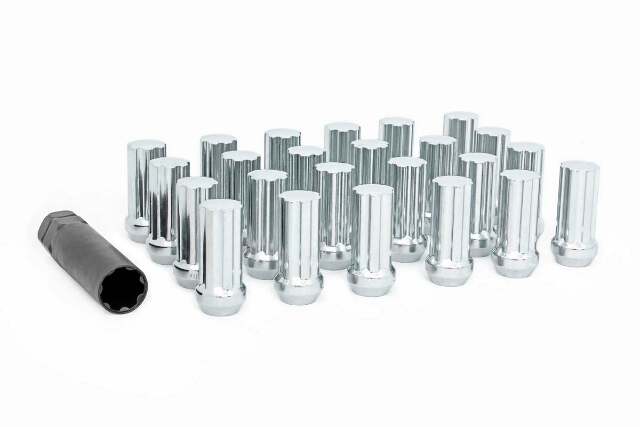 M12 x 1.5 Lug Nut Set of 24 Chrome -