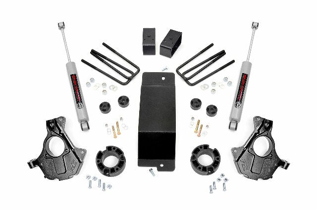 Rough Country 3.5in GM Lift Knuckle Kit 14-18 1500 PU 4wd Cast Steel 12430