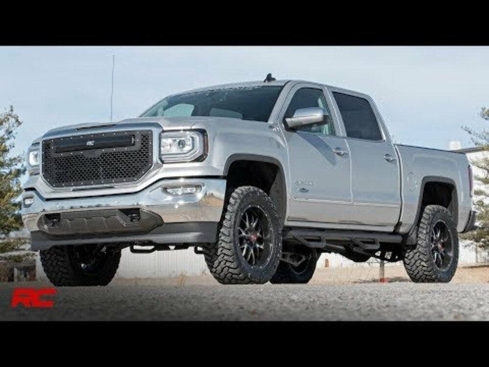 Rough Country 3.5" Lift Kit Cast Steel LCA FR M1 Chevy/GMC 1500 14-18 -2