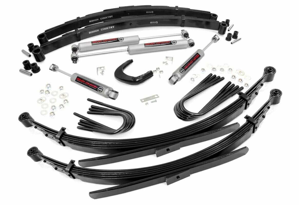 Rough Country 6in GM Suspension Lift System 52in Rear Springs -1