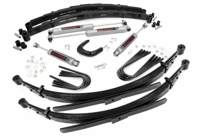 Rough Country 6in GM Suspension Lift Kit System 52in Rear Springs 12830