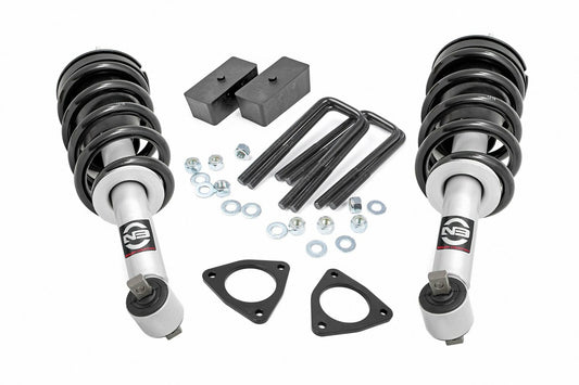 Rough Country 2.5" GM Leveling Lift Kit N3 Struts 07-18 1500 Cast Steel or Alum