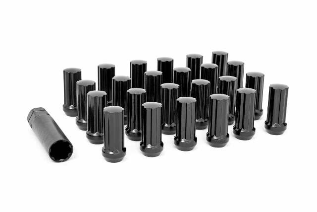 M14 x 2.0 Lug Nut Set of 24 Black -
