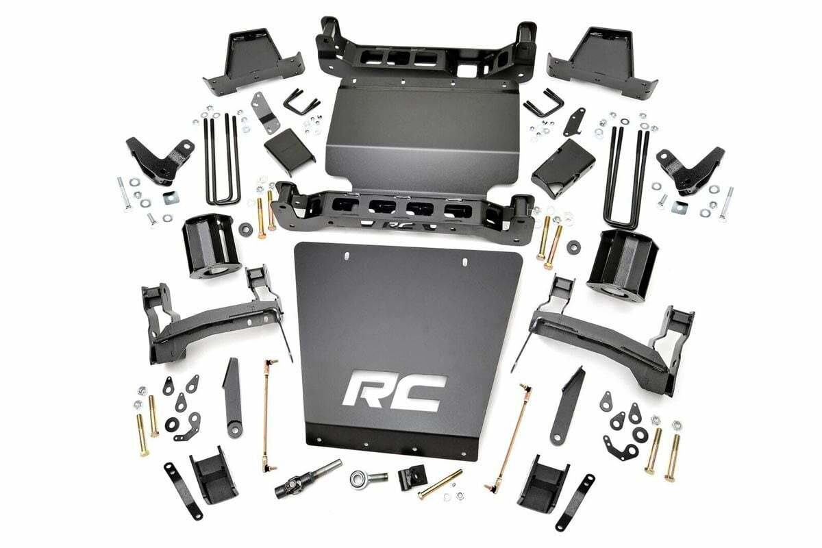 Rough Country 7in GMC Lift Kit 14-18 1500 Denali PU 4WD w/MagneRide Steel -1