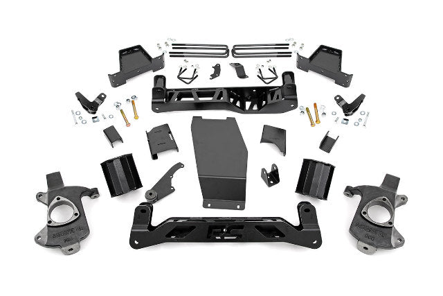 Rough Country 6" GMC Lift Kit 14-18 1500 Denali MagneRide Alum Stamped Steel 18201