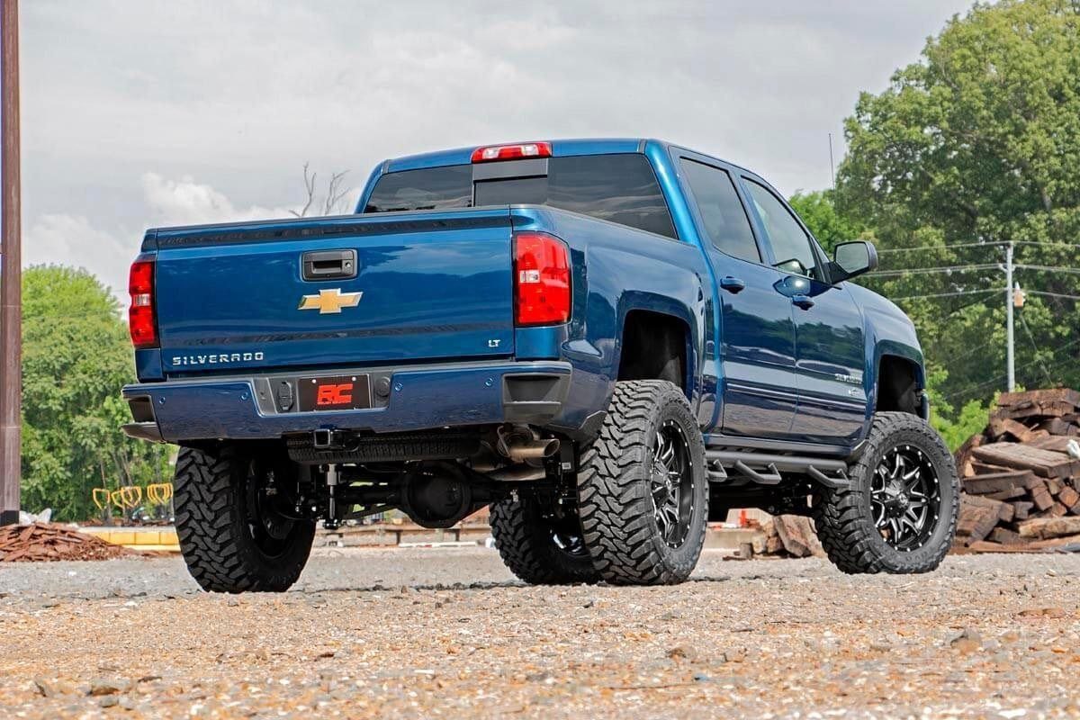 Rough Country 7in GM Suspension Lift Kit Vertex 14-18 1500 PU 2WD -5