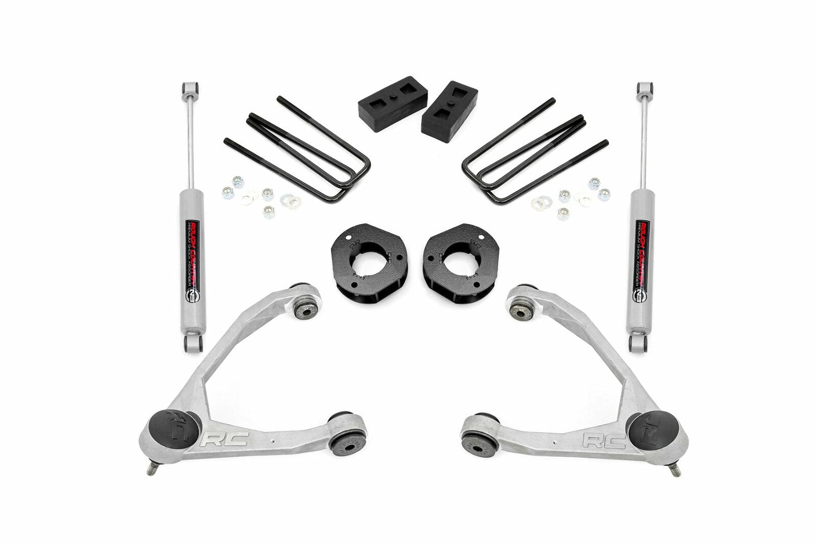 Rough Country 3.5in GM Suspension Lift Kit 07-16 1500 PU 2WD -1