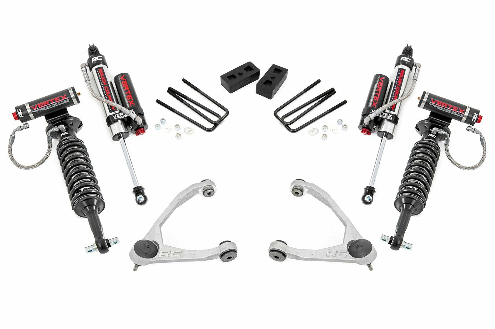 Rough Country 3.5"GM Suspension Lift Kit w/ Vertex 07-16 1500 PU 2WD -1
