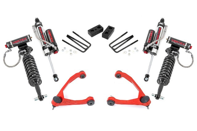Rough Country 3.5" Lift Kit Forged UCA Cast Steel Vertex Chevy/GMC 1500 07-13 19850RED