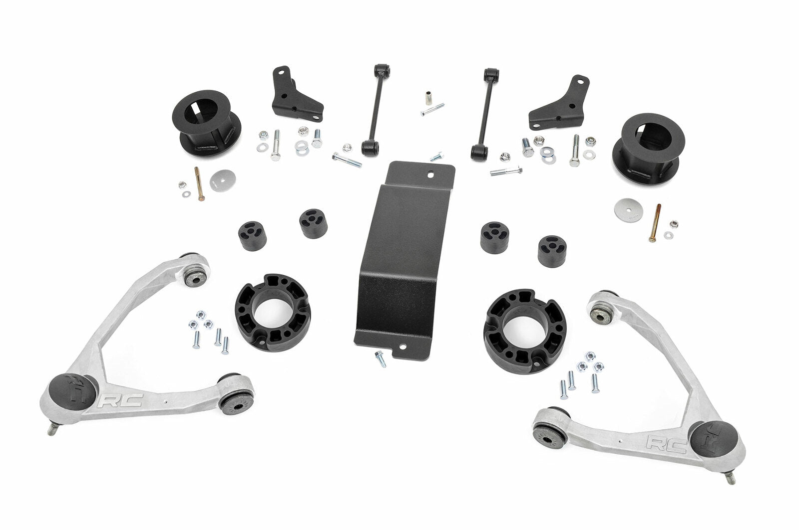 Rough Country 3.5" Lift Kit Forged UCA Chevy Avalanche 1500 07-13 -1