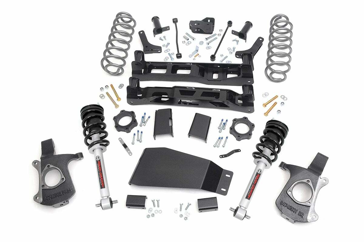 Rough Country 7.5in GM Suspension Lift Kit w/N3 Struts 07-13 Avalanche -1