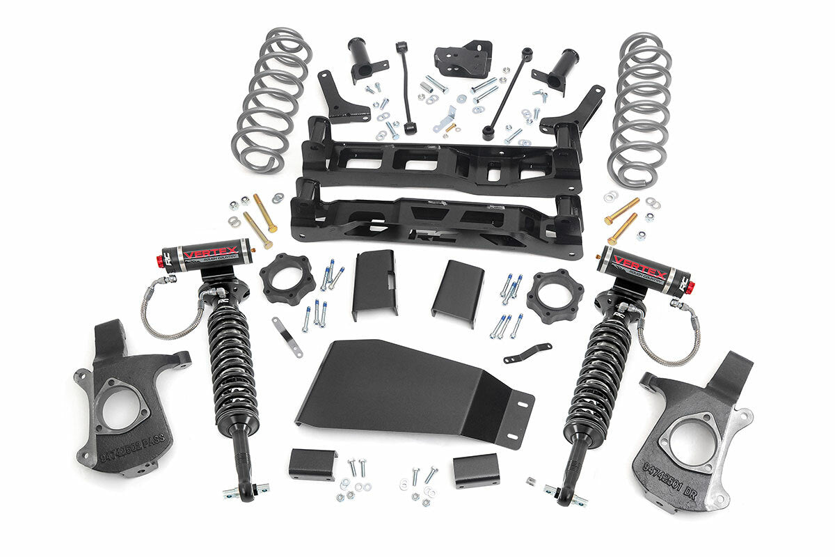 Rough Country 7.5in GM Suspension Lift Kit w/Vertex Coilovers 07-13 Avalanche -1