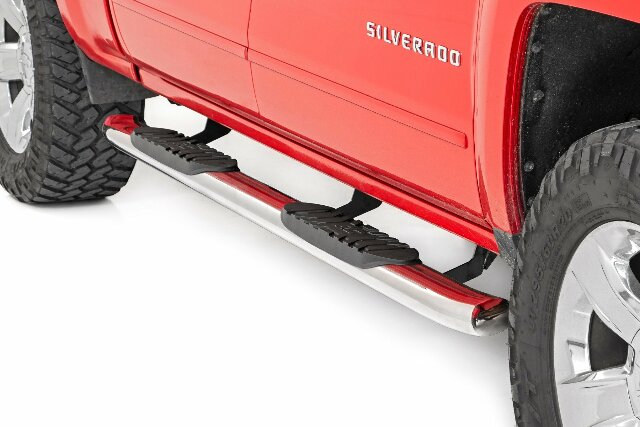 GM SS Oval Nerf Bars 07-18 GM 1500 07-19 2500HD/3500 HD 19 -1