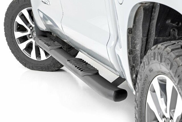 Oval Nerf Step Crew Cab Black Toyota Tundra 2WD/4WD (07-21) -1