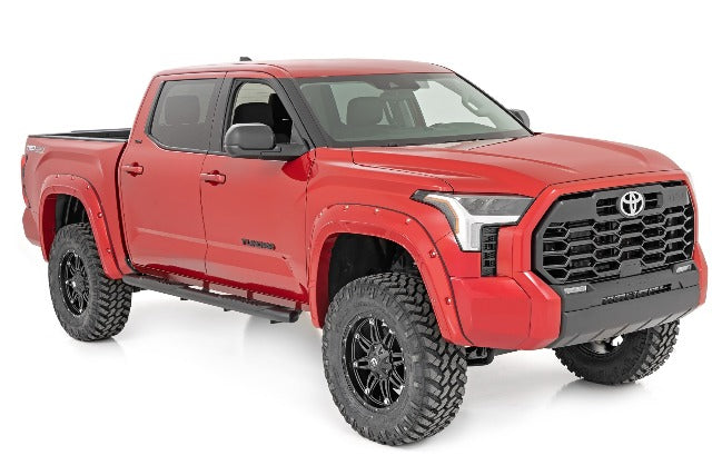 Oval Nerf Steps CrewMax Black Toyota Tundra 2WD/4WD 2022 -2