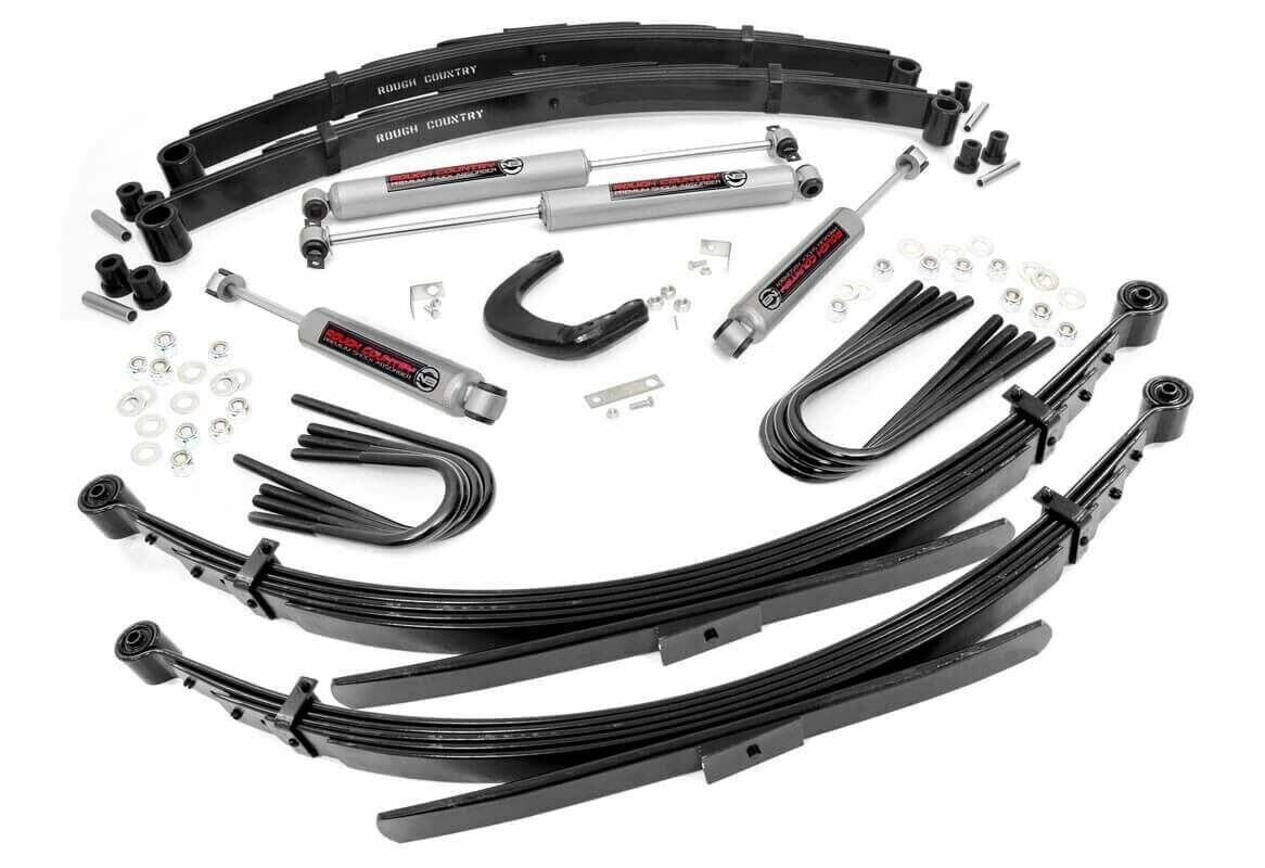 Rough Country 6in GM Suspension Lift System 52in Rear Springs -1