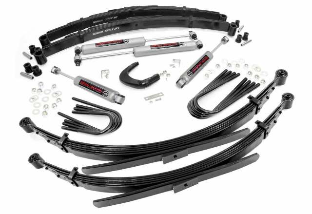 Rough Country 6in GM Suspension Lift Kit System 52in Rear Springs 21030