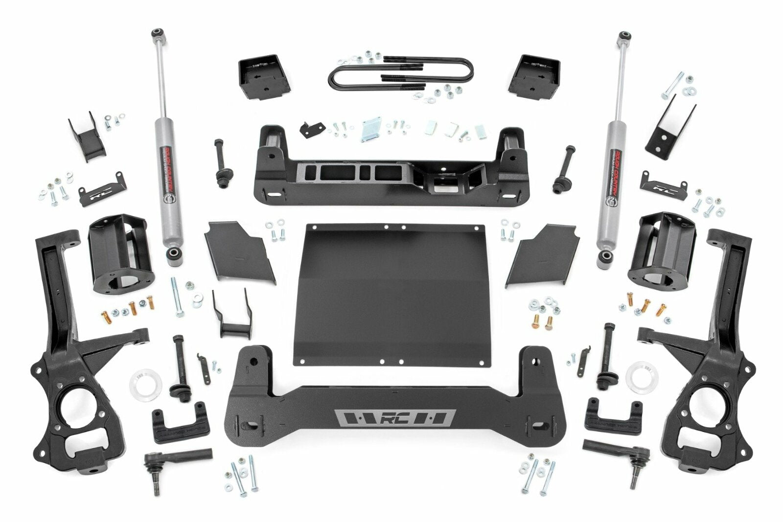 6" Lift Kit Rr Composite Spring Chevy Silverado 1500 Diesel 19-23 -1