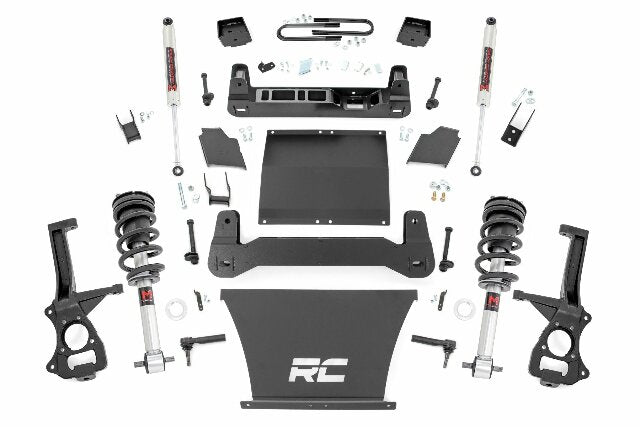 Rough Country 6" Lift Mono Leaf Rear M1 Struts/M1 Chevy Silverado 1500 25-26 21640_A