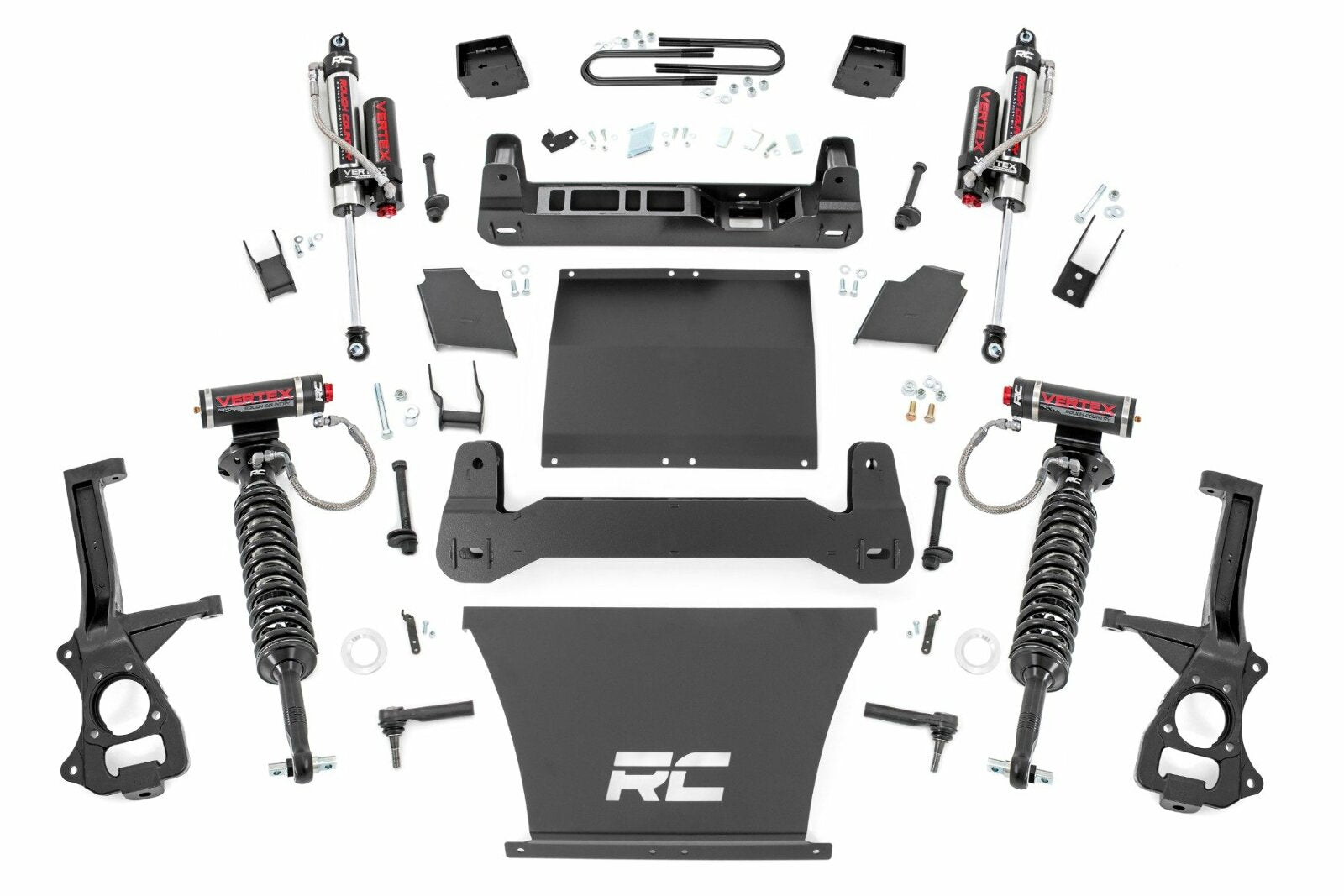 Rough Country 6 In Lift Kit Mono Leaf Rear Vertex Chevy Silverado 1500 19-25 -1