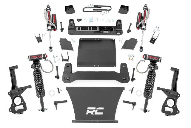 Rough Country 6" Lift Mono Leaf Rear Vertex Chevy Silverado 1500 4wd 2025 21650_A