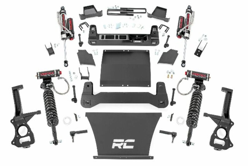 Rough Country 6in Suspension Lift Kit Vertex Shocks 19-20 Chevy 1500 PU