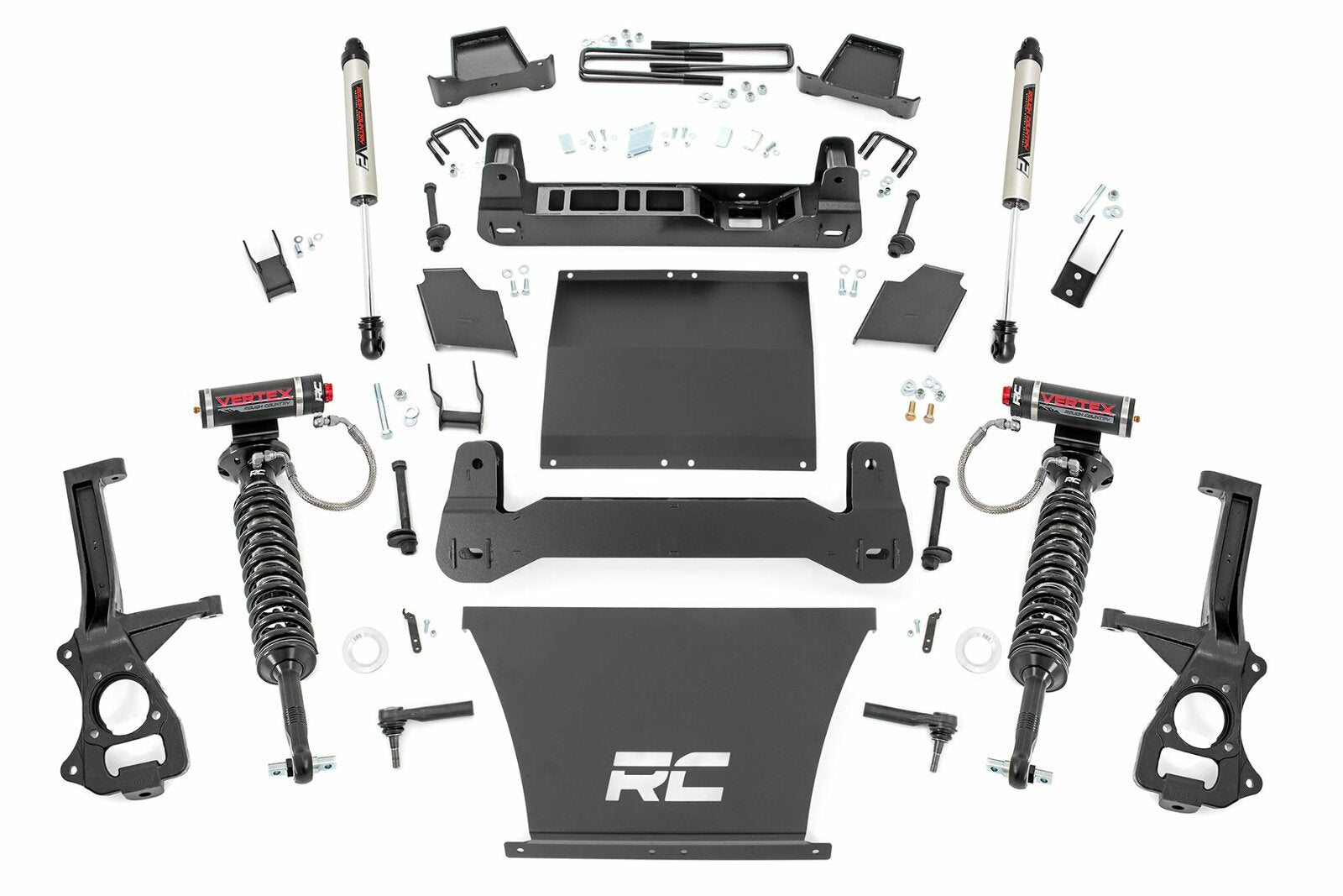 Rough Country 6" Suspension Lift Kit Coilovers/V2 Shock 19-20 Chevy 1500 4/2WD -1