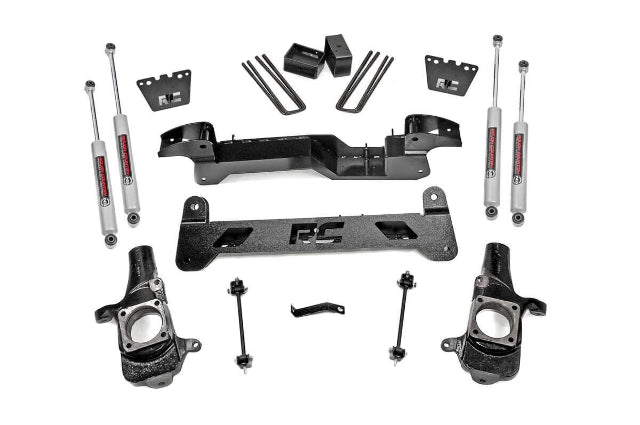 Rough Country Chevy GMC 2500HD 6" Suspension Lift Kit w/N2.0 Shocks 01-10 2WD