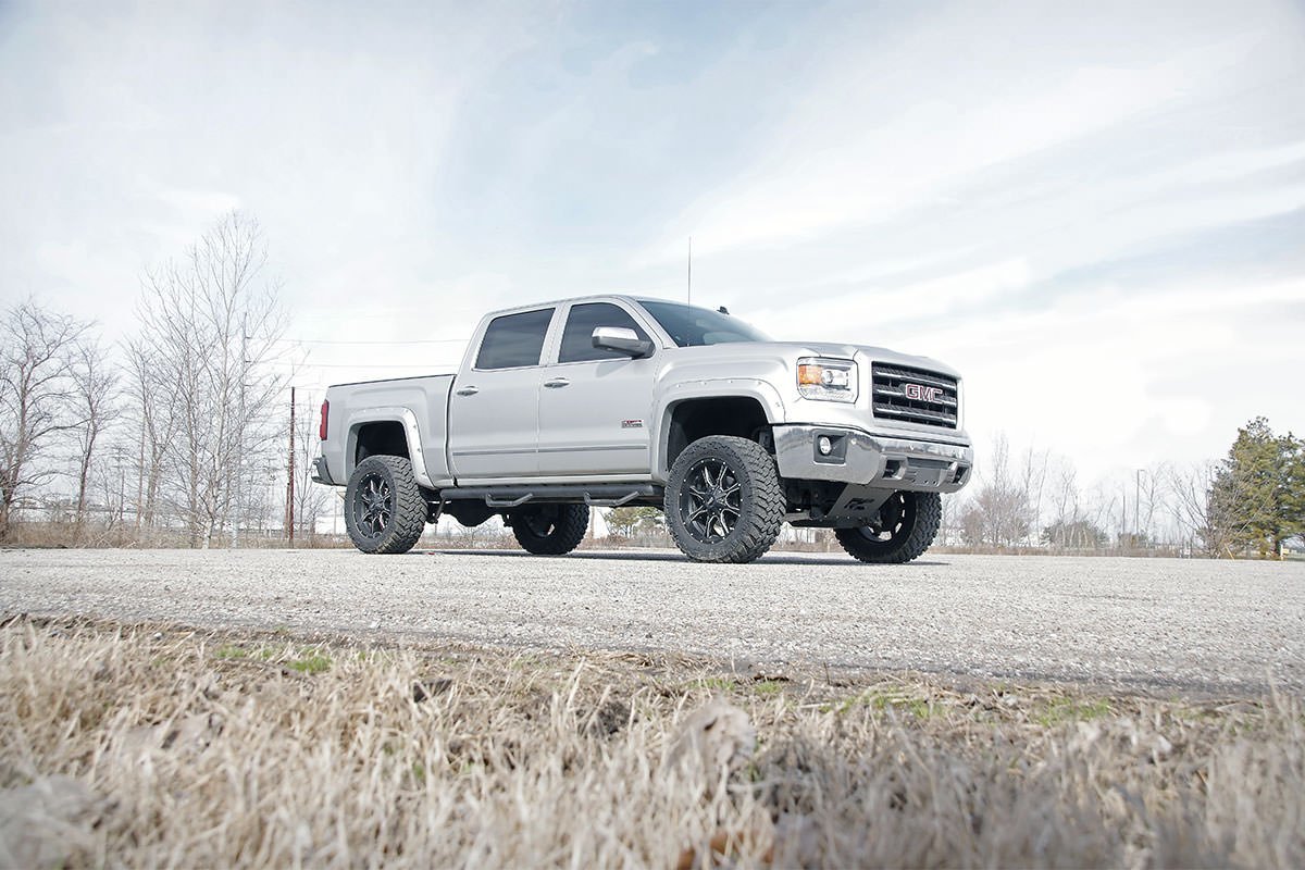 Rough Country 5in GM Suspension Lift Kit w/N3 14-18 1500 PU 4WD Cast Steel -4
