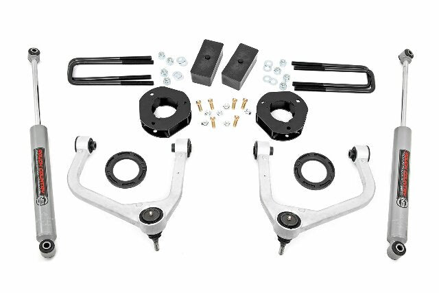 Rough Country 3.5" Lift Kit w/Forged UCA's 19-20 GMC 1500 PU 22630